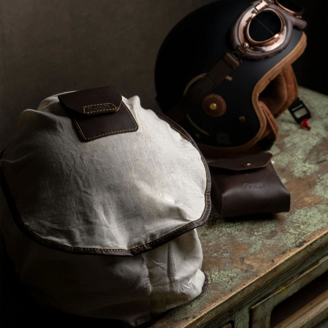 Trip Machine Trooper Helmet Bag - caffeine