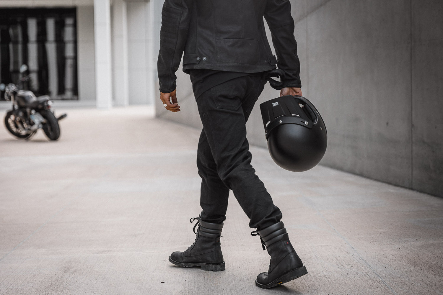 Pando Moto TATAMI LT 01 Leder-Motorradjacke - black
