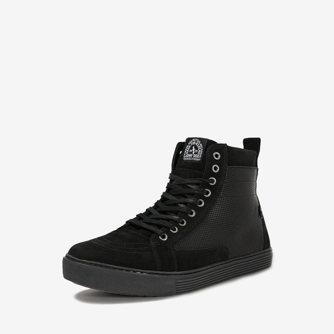 John Doe Neo Motorrad Sneaker-Boot - black/black