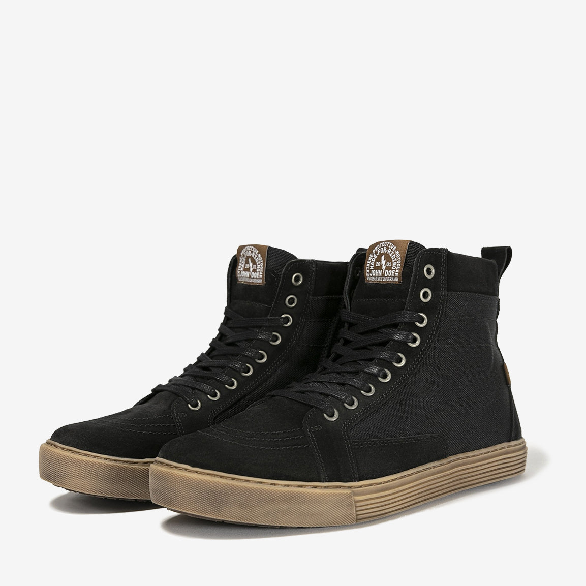 John Doe Neo Motorrad Sneaker-Boot - black/brown