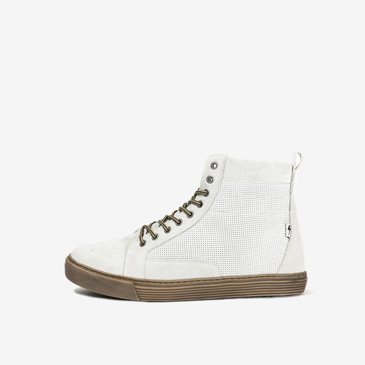 John Doe Neo Motorrad Sneaker-Boot - white/brown