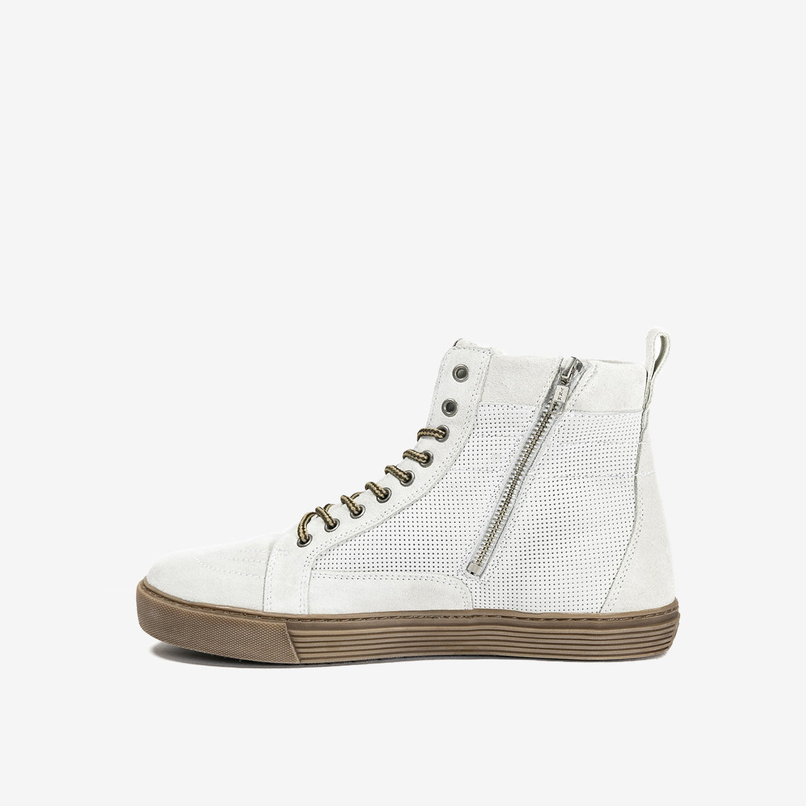 John Doe Neo Motorrad Sneaker-Boot - white/brown