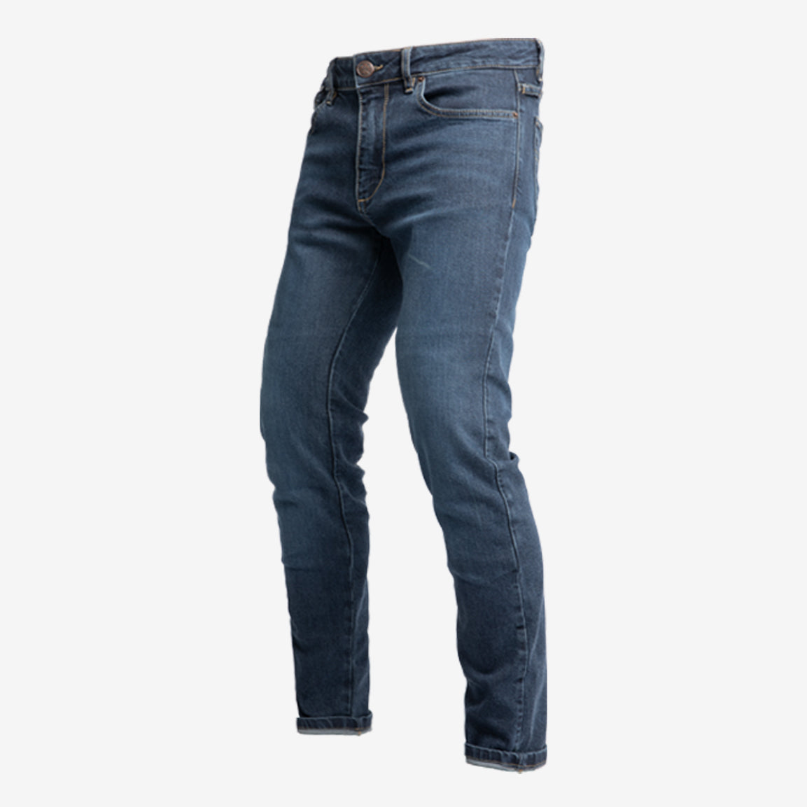John Doe Pioneer Mono Slim Fit Motorradjeans - indigo. Einlagige- CE AAA-zertifizierte Slim Fit Motorradjeans mit dem höchsten Sicherheitslevel. Inkl. Knie- und Hüft-Protektoren Level 1.