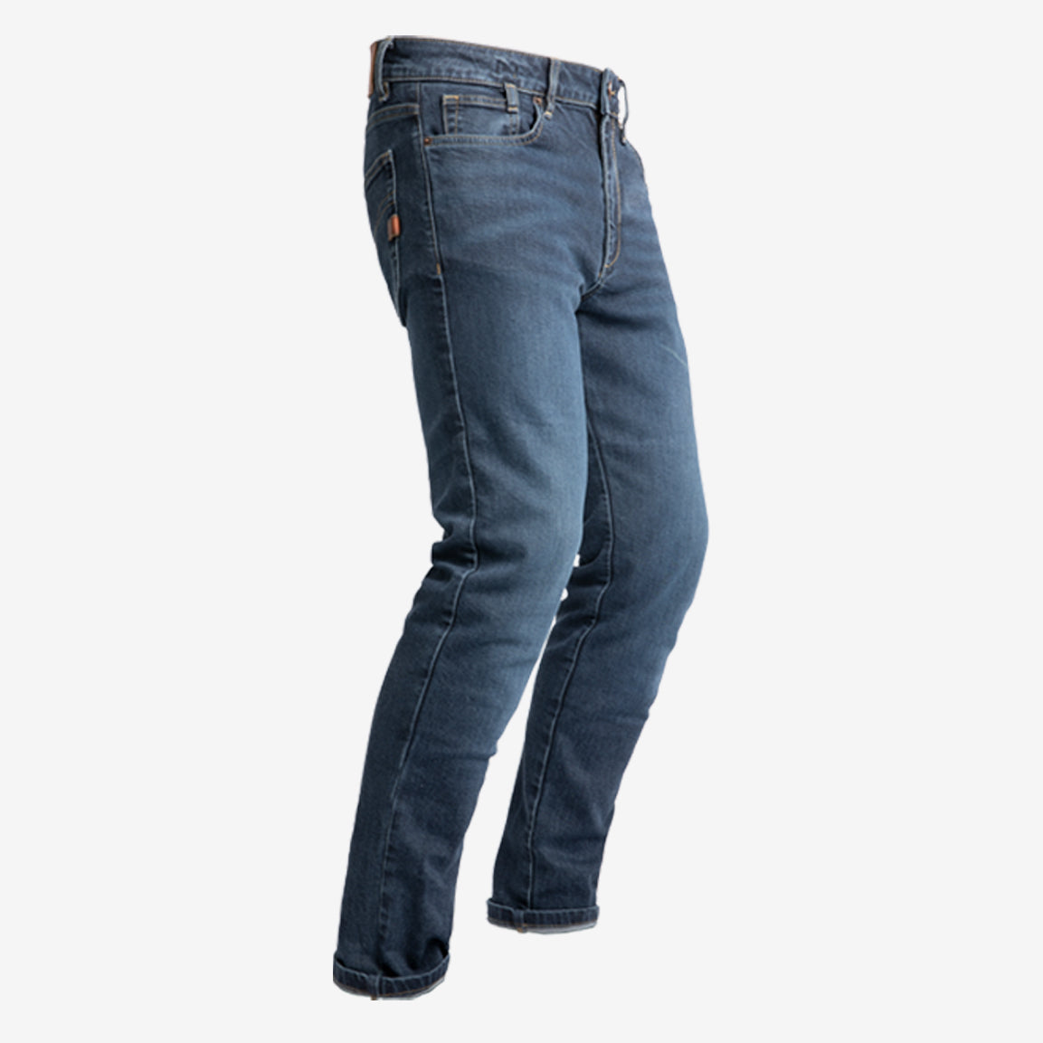 John Doe Pioneer Mono Slim Fit Motorradjeans - indigo. Einlagige- CE AAA-zertifizierte Slim Fit Motorradjeans mit dem höchsten Sicherheitslevel. Inkl. Knie- und Hüft-Protektoren Level 1.