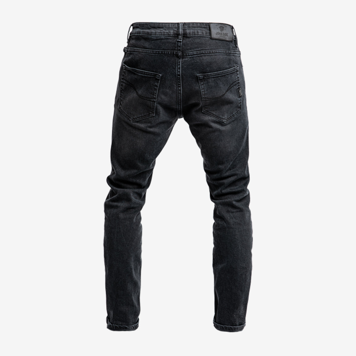 John Doe Pioneer Mono Slim Fit Motorradjeans - used black. Einlagige- CE AAA-zertifizierte Slim Fit Motorradjeans mit dem höchsten Sicherheitslevel. Inkl. Knie- und Hüft-Protektoren Level 1.