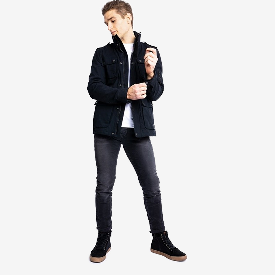 John Doe Pioneer Mono Slim Fit Motorradjeans - used black. Einlagige- CE AAA-zertifizierte Slim Fit Motorradjeans mit dem höchsten Sicherheitslevel. Inkl. Knie- und Hüft-Protektoren Level 1.