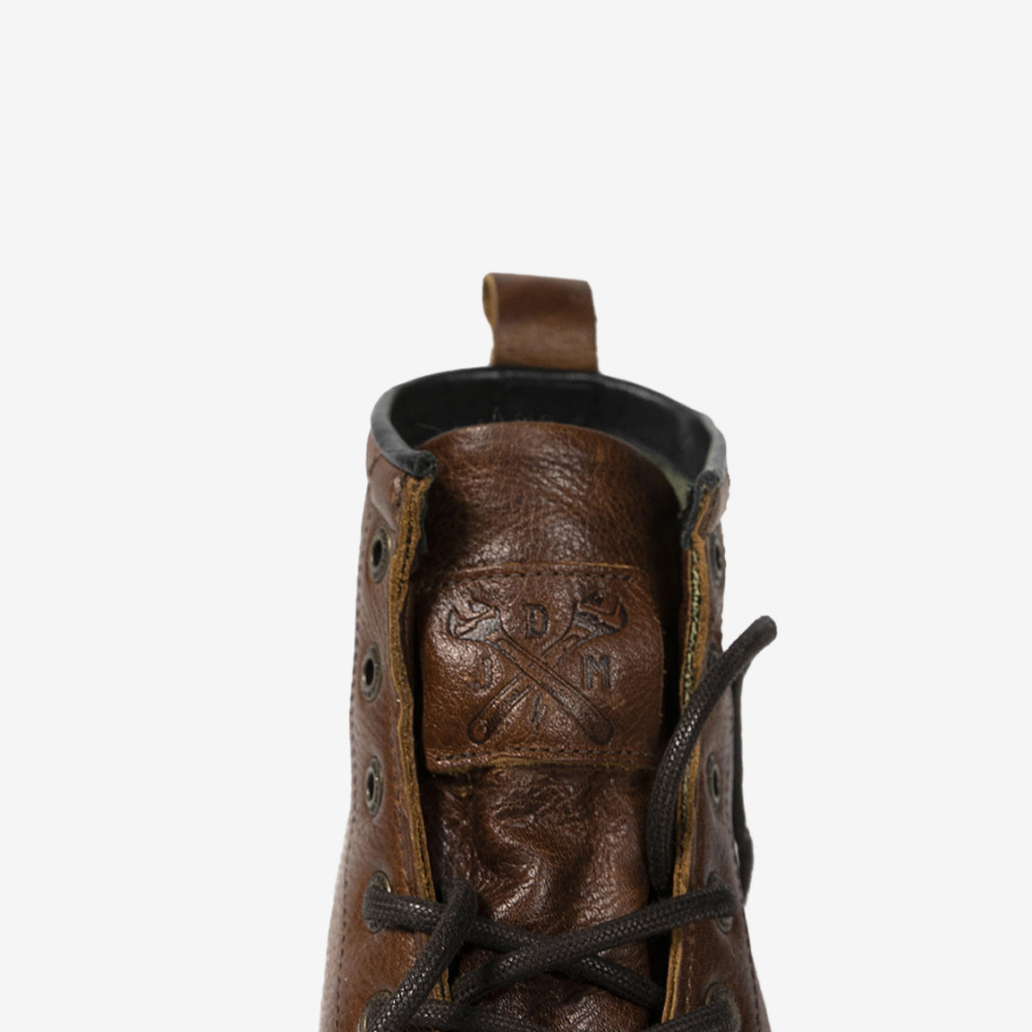 John Doe Rambler Motorrad-Lederstiefel - cognac brown