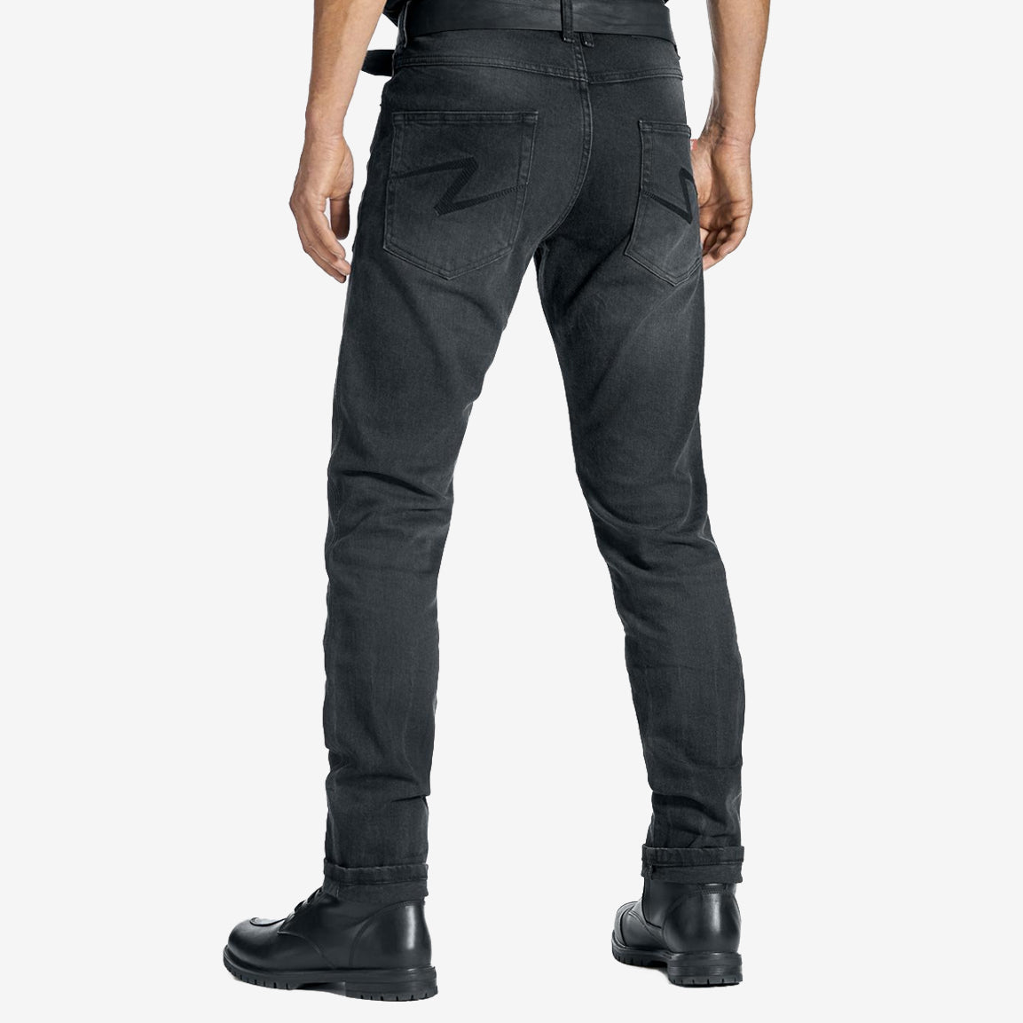 Pando Moto ROBBY COR 01 Motorrad-Jeans - black-washed