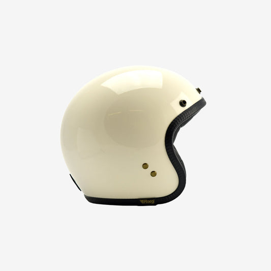 ROEG® Jettson Jet-Motorradhelm - vintage gloss white