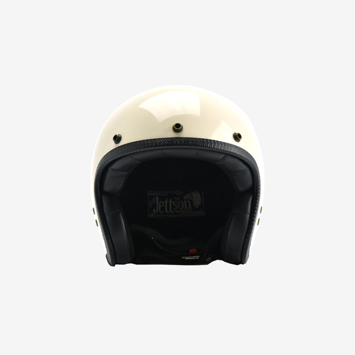ROEG® Jettson Jet-Motorradhelm - vintage gloss white