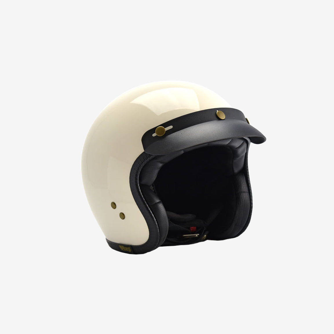 ROEG® Jettson Jet-Motorradhelm - vintage gloss white