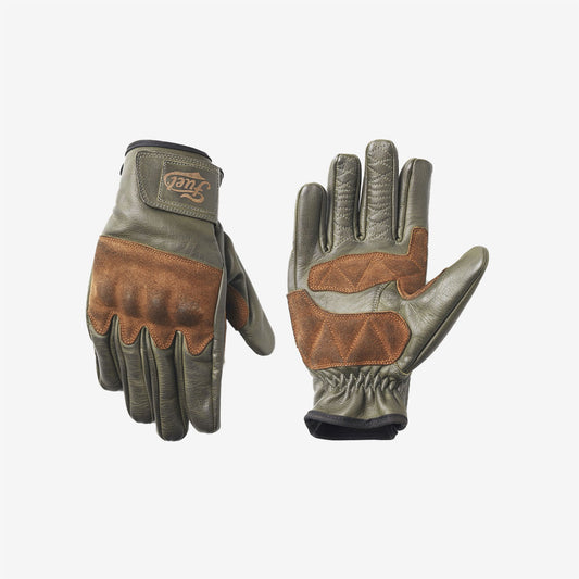 Fuel Motorcycles Rodeo Glove Green Motorradhandschuhe