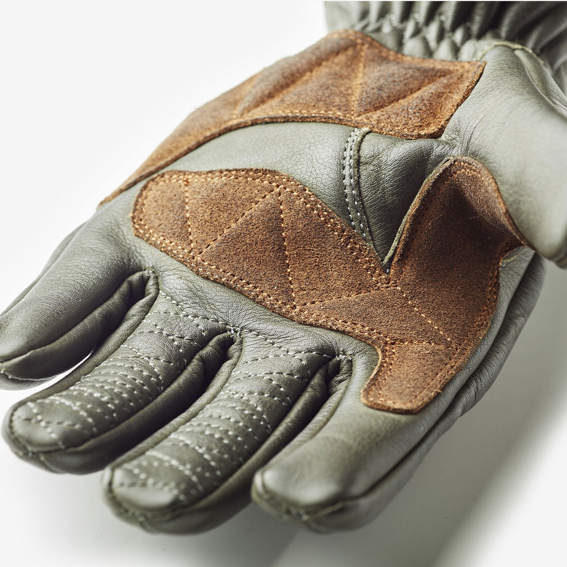 Fuel Motorcycles Rodeo Glove Green Motorradhandschuhe