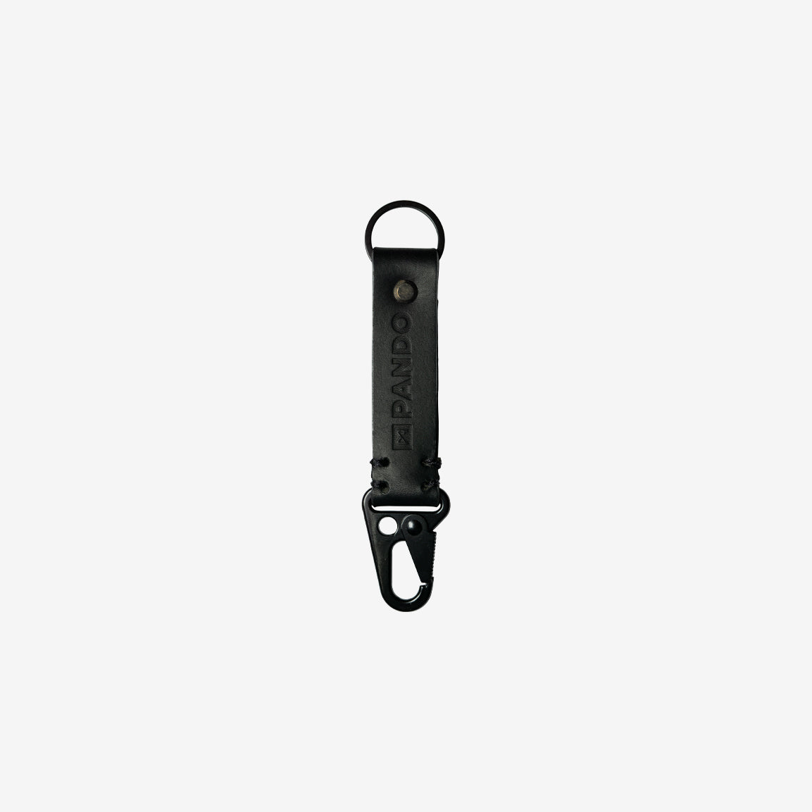Pando Moto HORO 1 Schlüsselanhänger aus schwarzem Leder